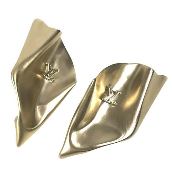 LOUIS VUITTON Gold Earrings